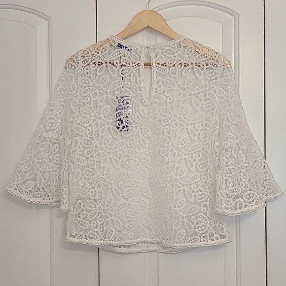 Rebecca Minkoff Lace Jade Top Size S - Picture 5 of 10